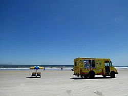Daytona Beach - rijden op het strand